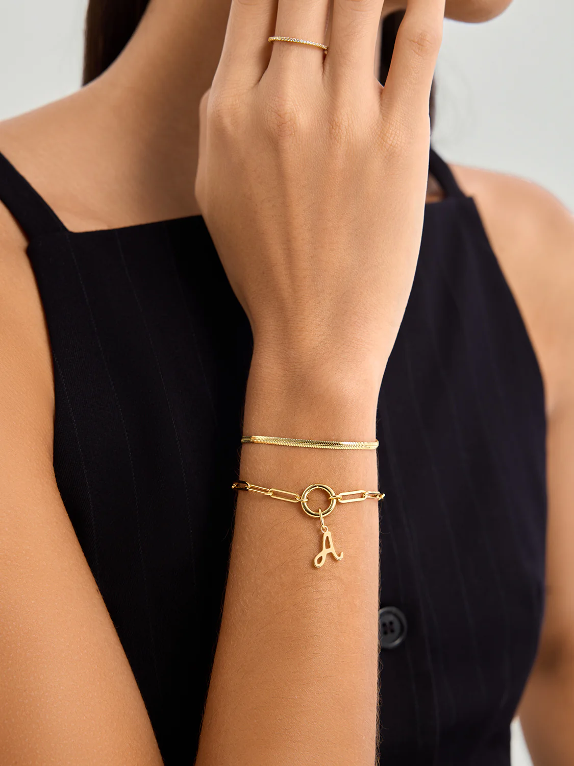 Paperclip Charm Bracelet