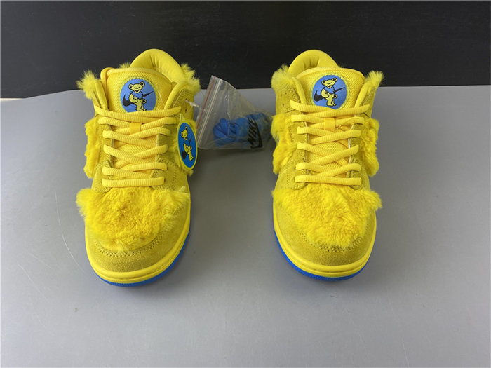 NK SB Dunk Low Grateful Dead Bears Opti Yellow CJ5378-700