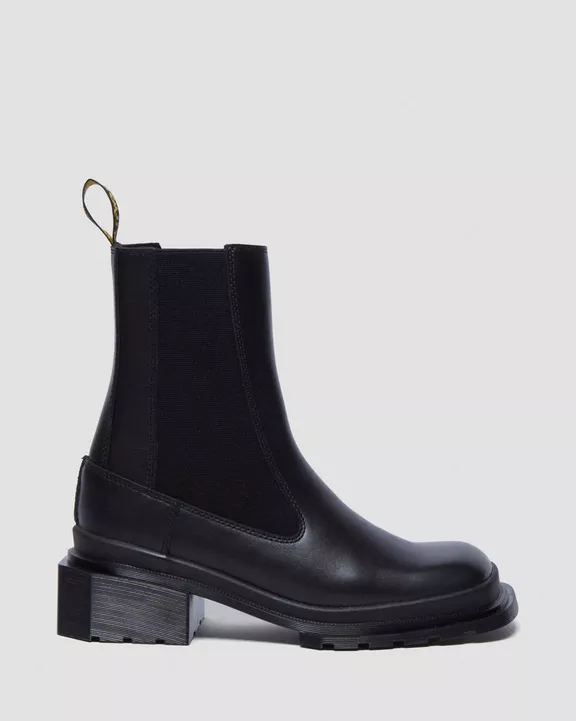 Maybole Square Toe Leather Chelsea Boots