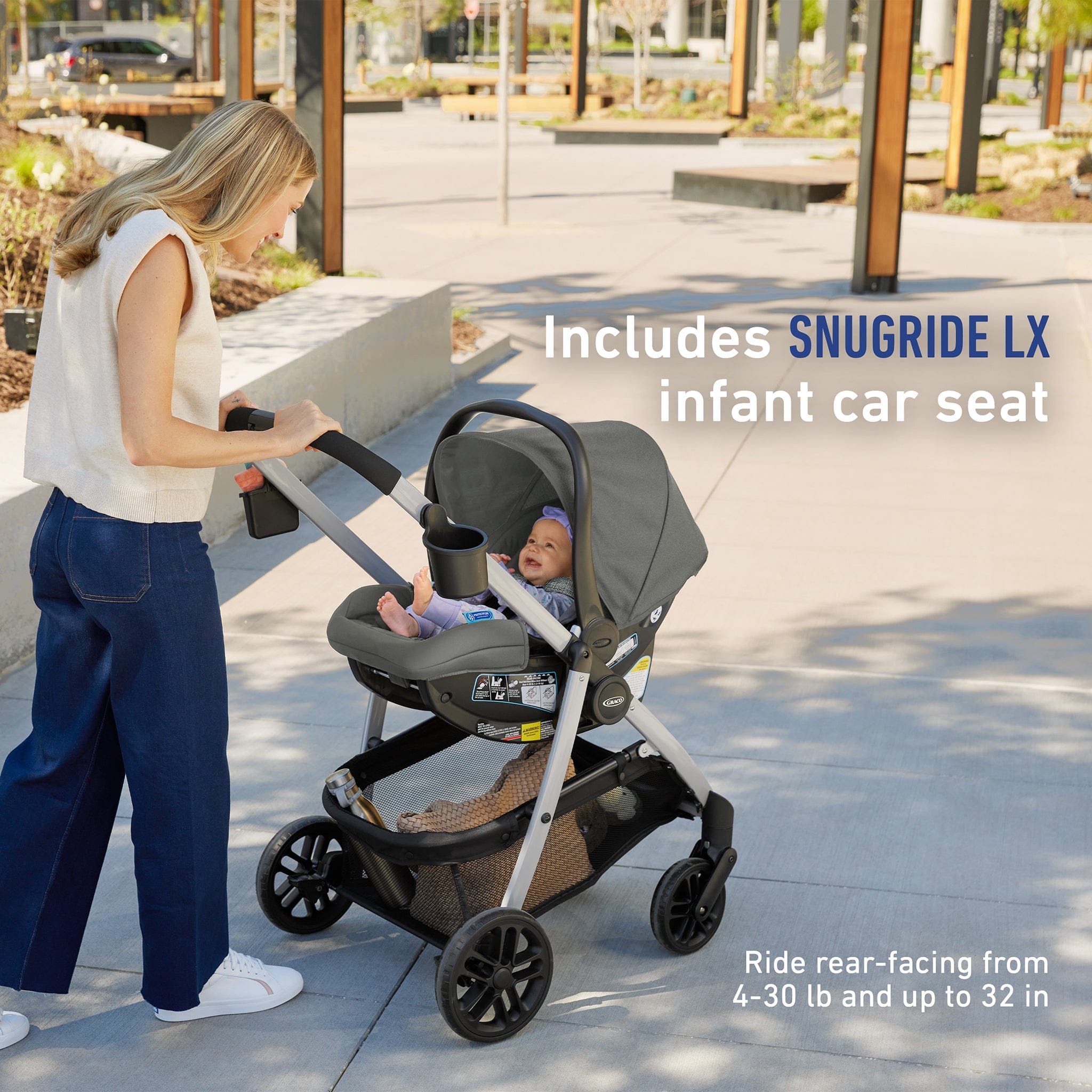 Graco Modes Pramette 3-in-1 Travel System - Lilac Mod