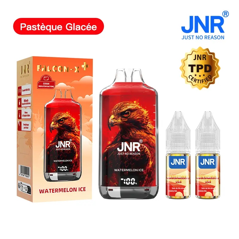JNR Falcon X⁺ (Falcon X Plus) 28000 Puffs - Kit Pod Remplissable et Rechargeable - Vape Grok