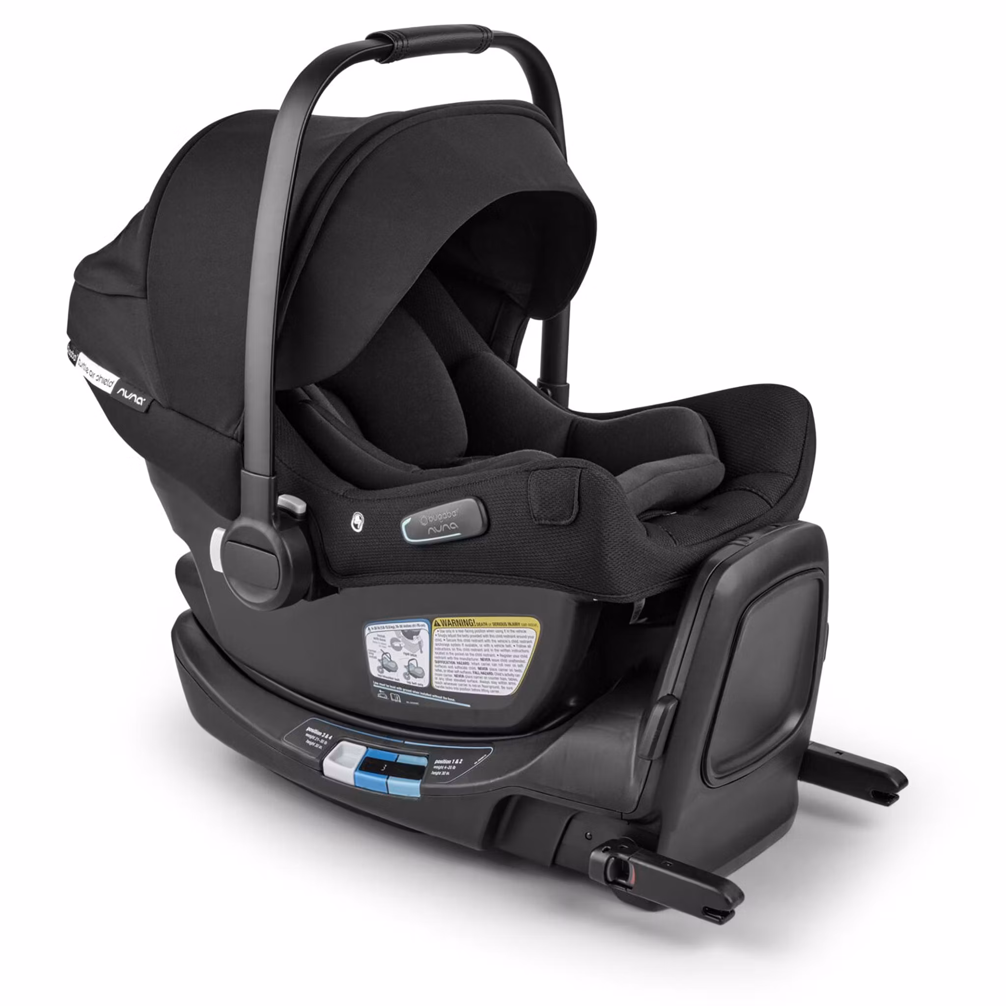 Bugaboo Fox 5 Renew + Turtle Air Shield Travel System Bundle - Black / Deep Indigo / Deep Indigo