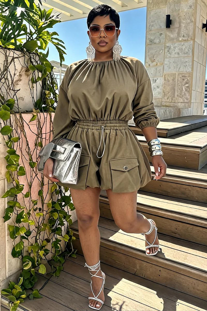 Kylee Romper-Olive
