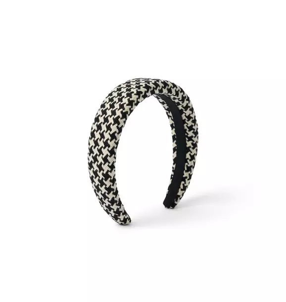 Houndstooth Tweed Headband