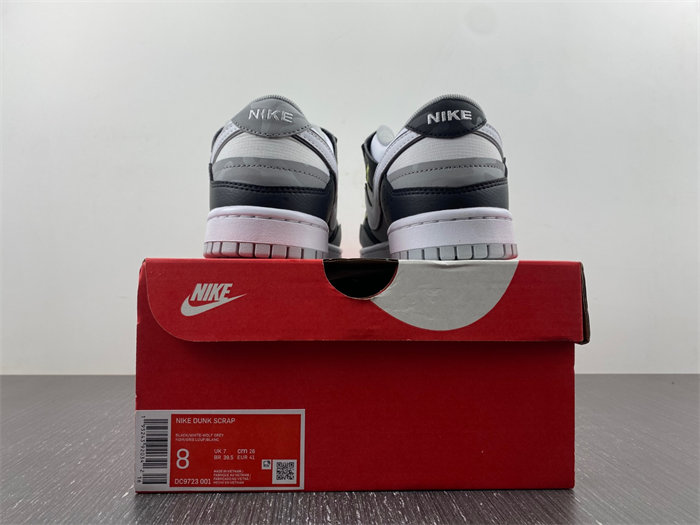 NK Dunk Low Scrap Wolf Grey Light Lemon Twist DC9723-001
