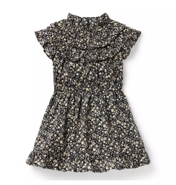 Ditsy Floral Ruffle Dress
