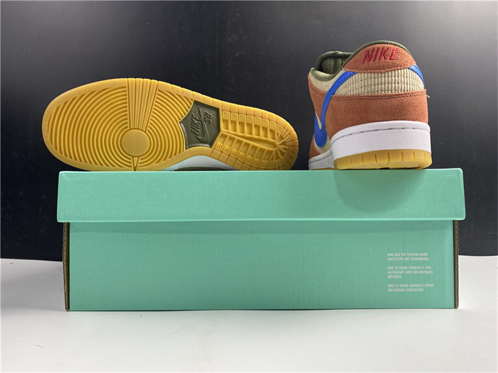 NK SB Dunk Low Corduroy Dusty Peach  BQ6817-201