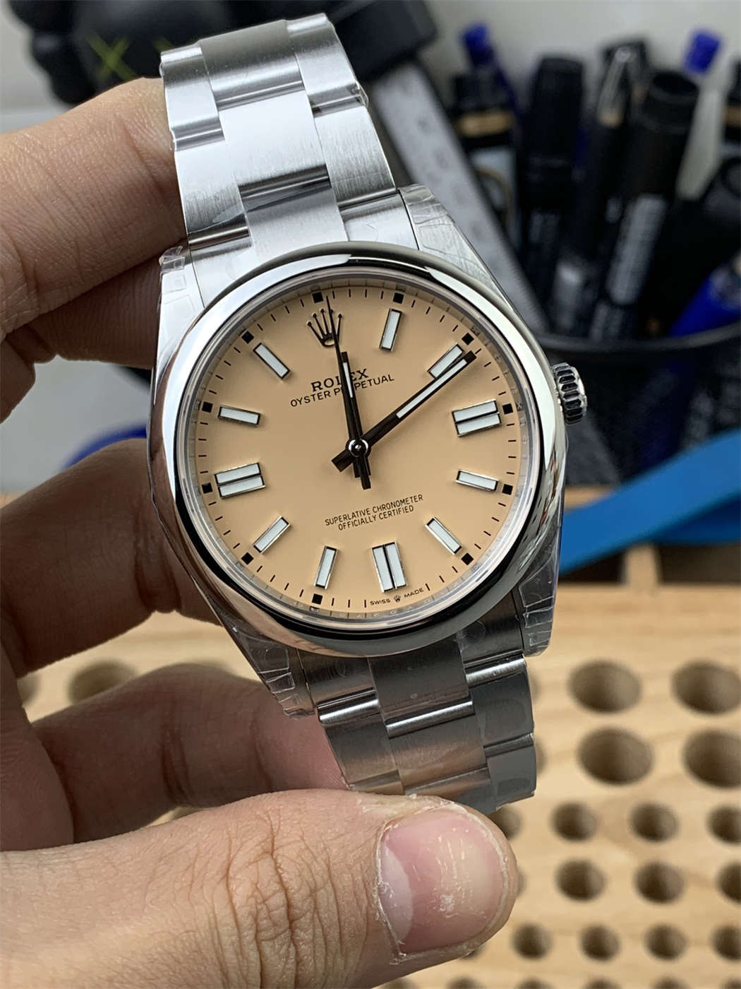 VSF Oyster Perpetual 41 Khaki Dial Replica – Rolex 134300