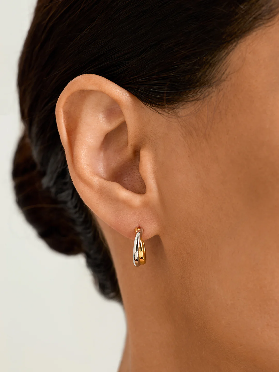 Small Mixed Entwine Hoops