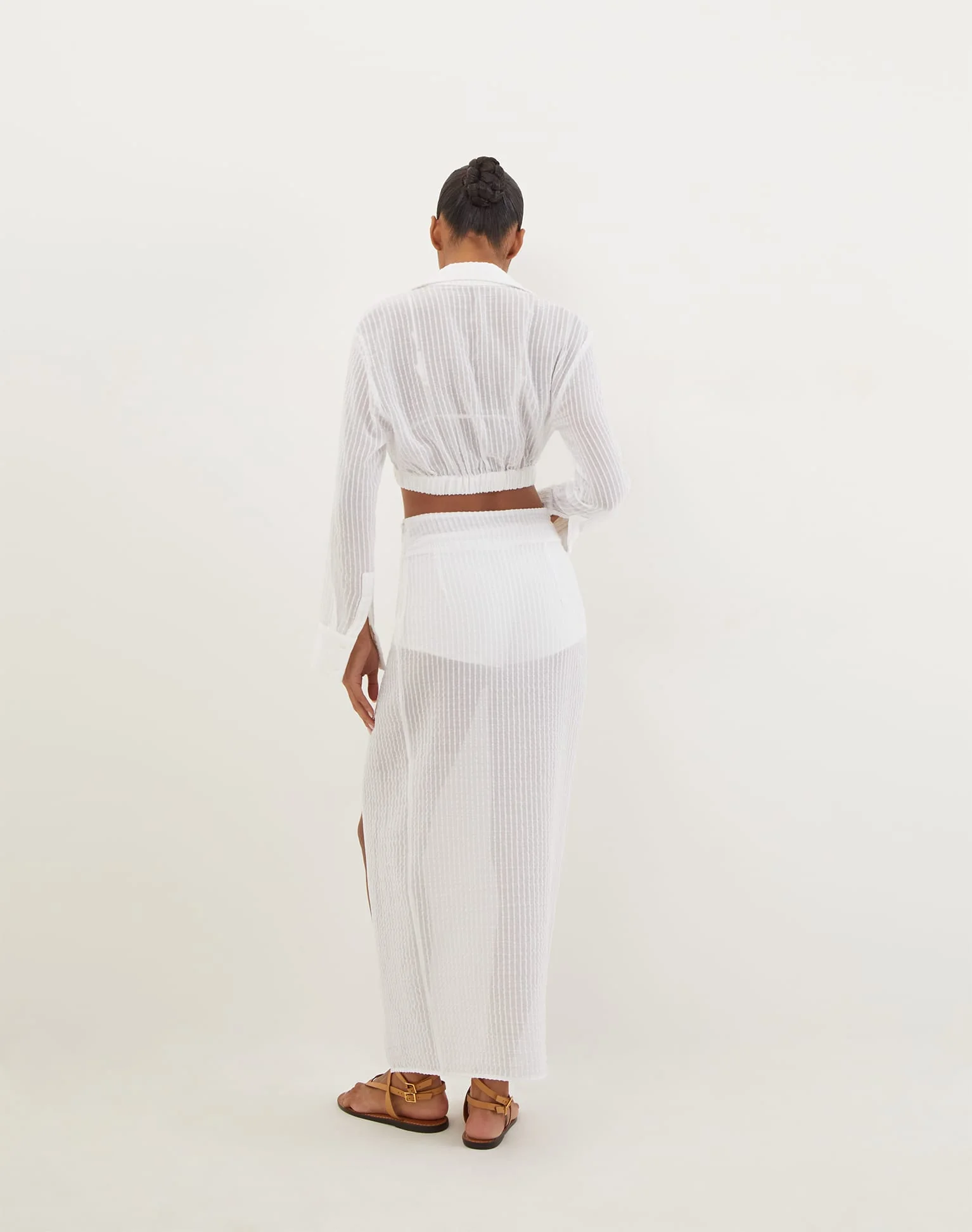 Eug Midi Skirt (Final Sale) - Off White