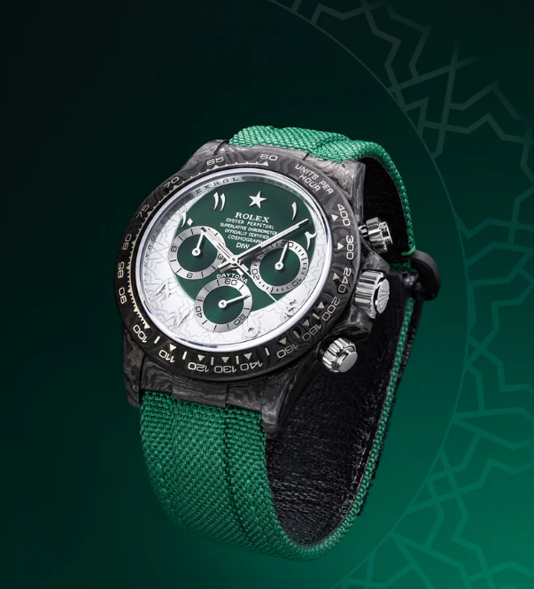 DiW Rolex Graphite Daytona RAMADAN 40mm Watch