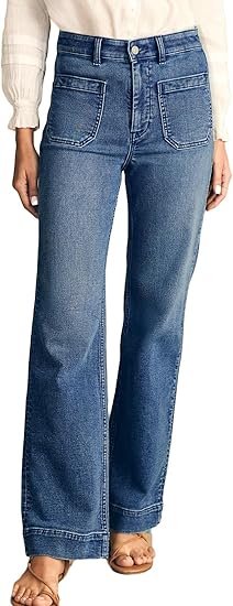 AERLEN Women's Wide Leg Jeans