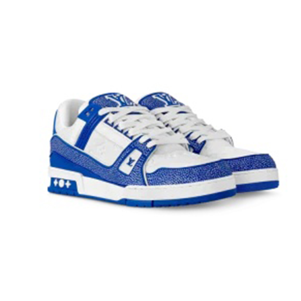 LV  Trainer Sneaker ‘Denim Monogram Blue Diamond’