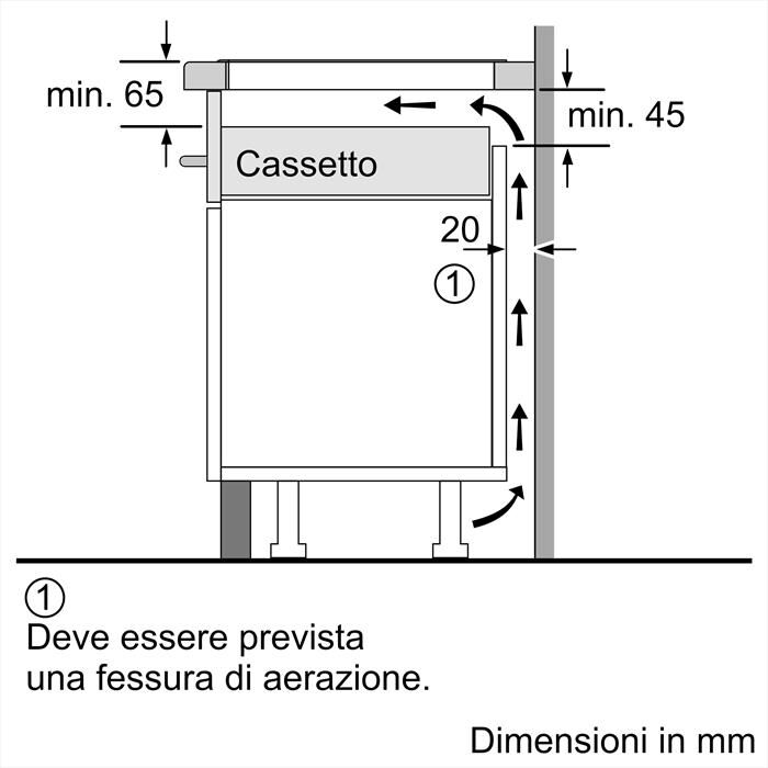 BOSCH - Piano cottura induzione PIV831HB1E 80,2 cm-Nero