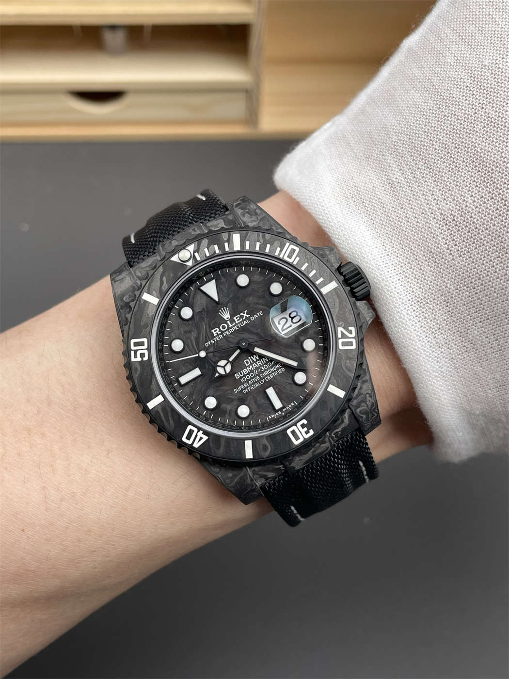 VSF DiW Carbon Submariner 40mm – Full Carbon Fiber Body (VS3135)