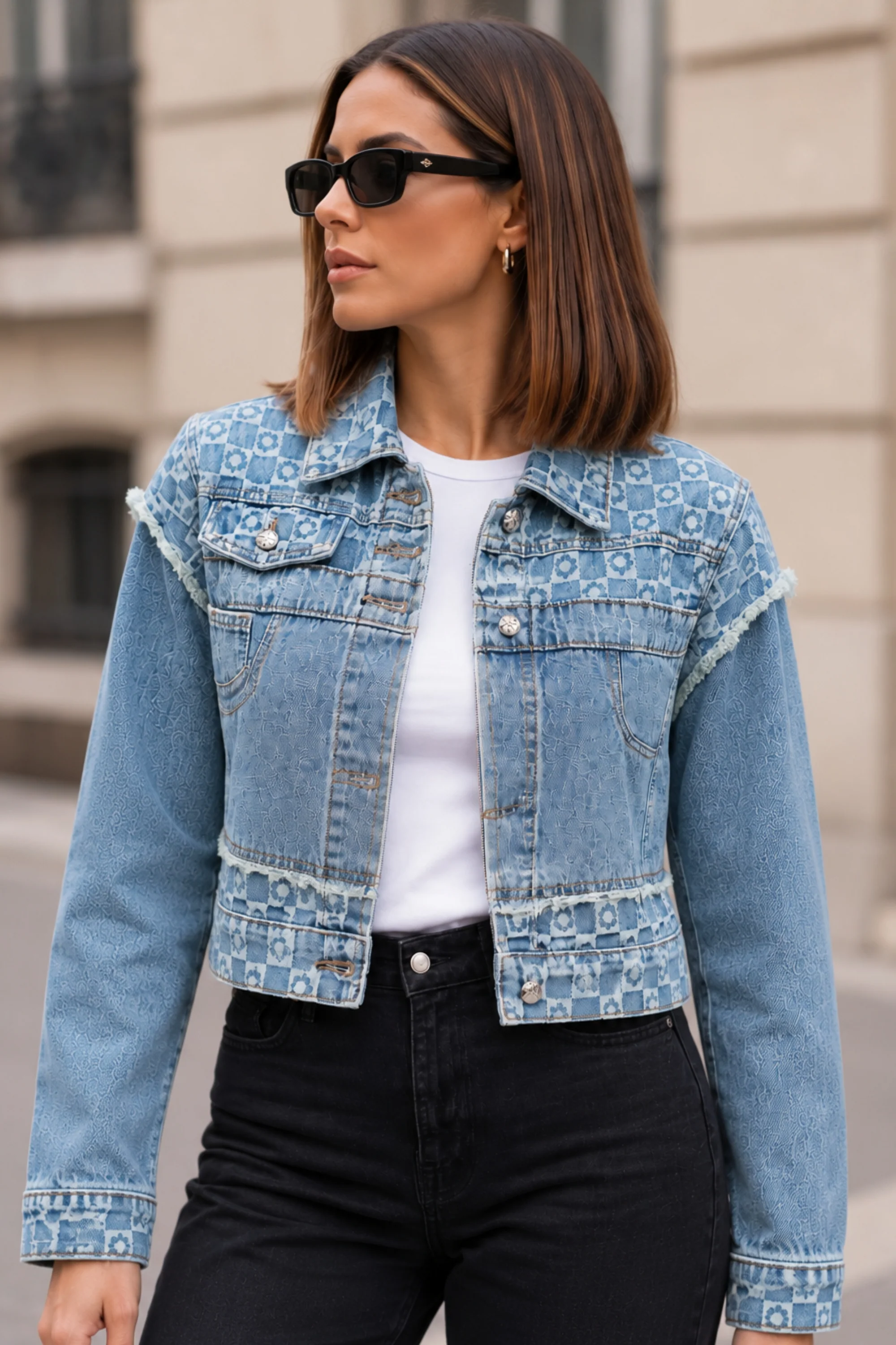 Blue Ridge Triple Button Denim Jacket