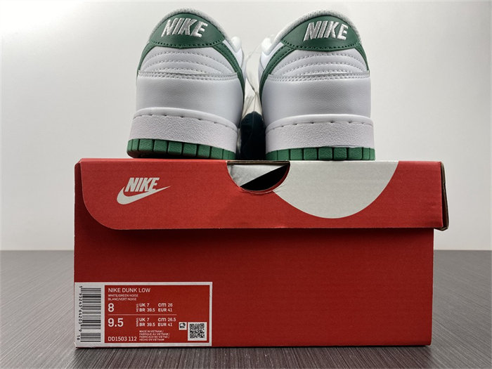 NK Dunk Low White Green Noise DD1503-112