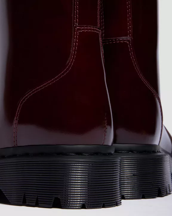 Rejena Laquered Leather Boots