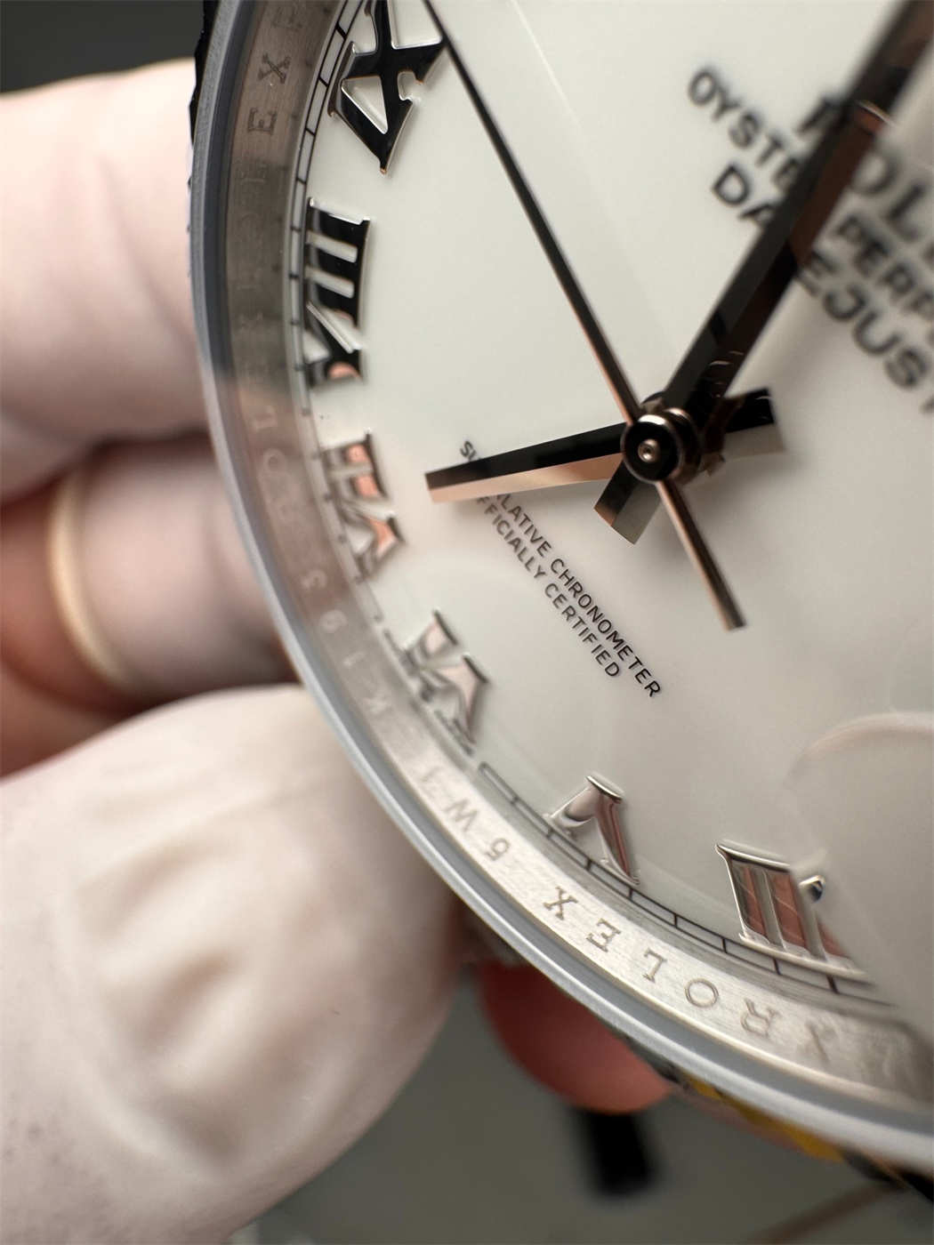 VSF Datejust 41 White Roman – Custom Dandong 3235 Movement [Ref. 126334]