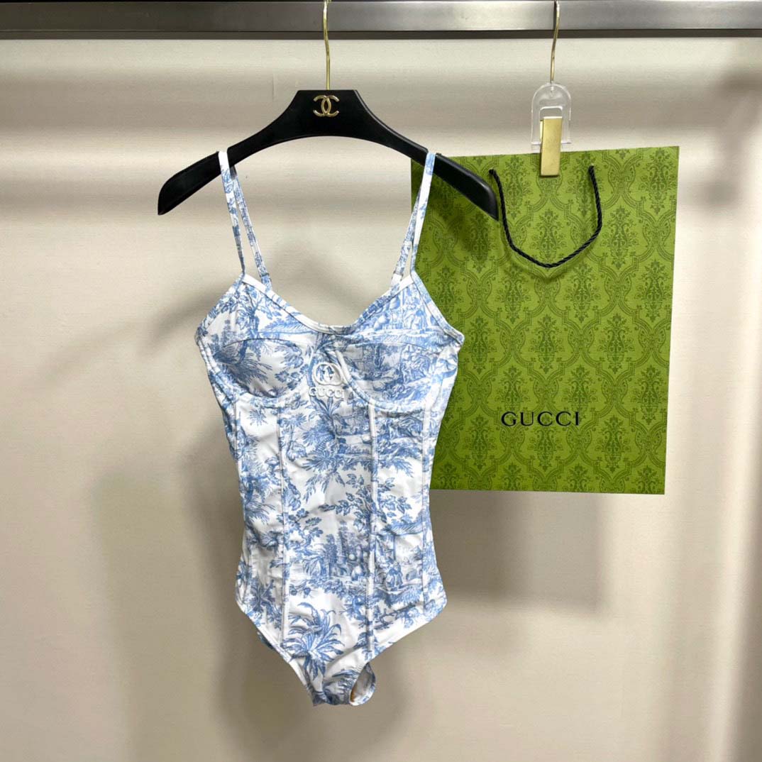Fashion One-piece Swimsuit With Skirt YY-925217