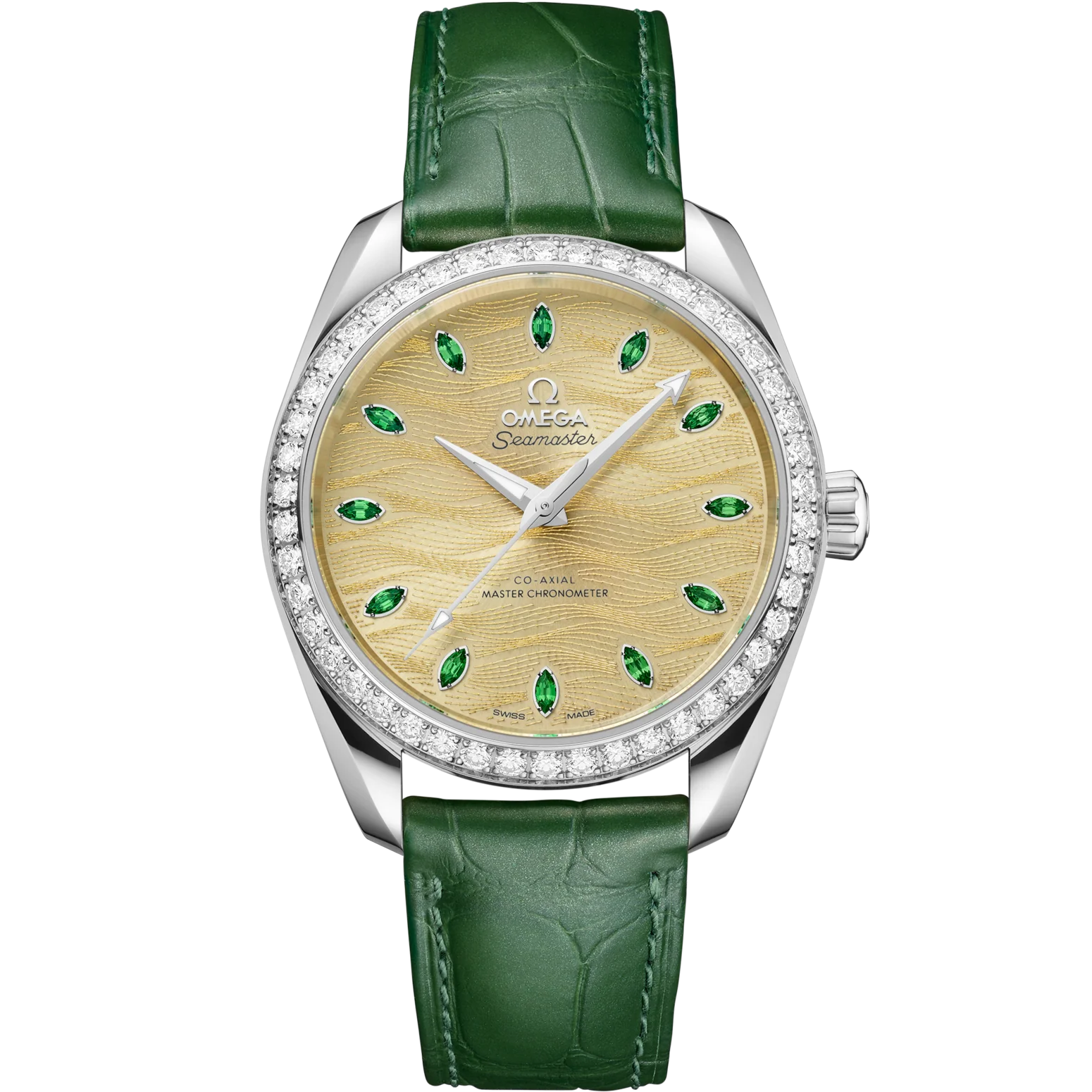 Omega Seamaster Aqua Terra 150M 38 mm Green Dial  Canopus Gold™ Strap 220.58.38.20.99.008
