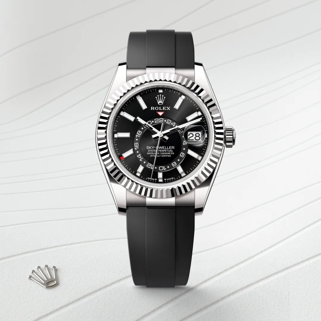 2025 Sky-Dweller Rolex Oyster, 42 mm, white gold M336239-0002
