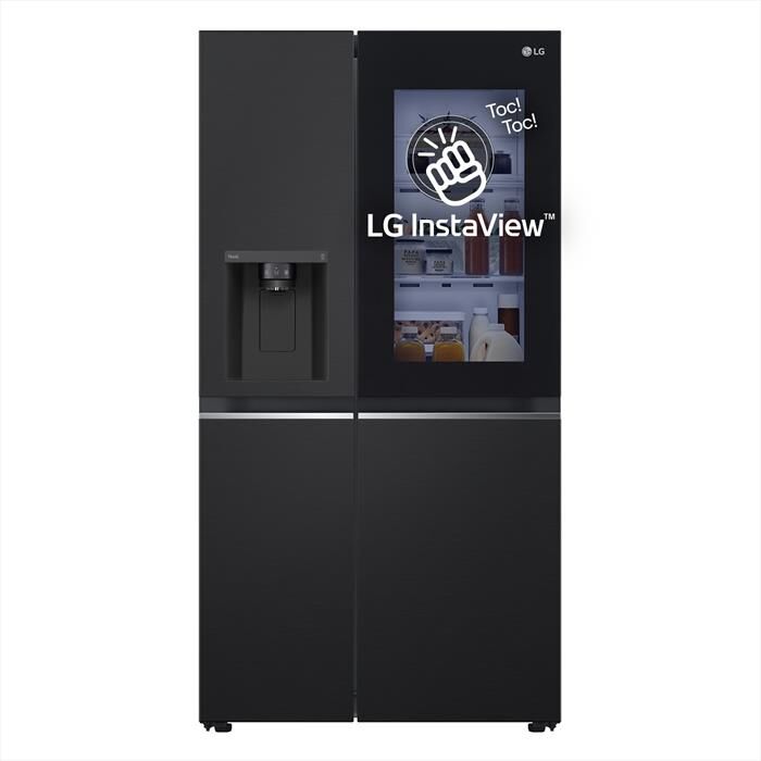LG - Frigorifero side by side GSGV81EPLL InstaView - E-Black