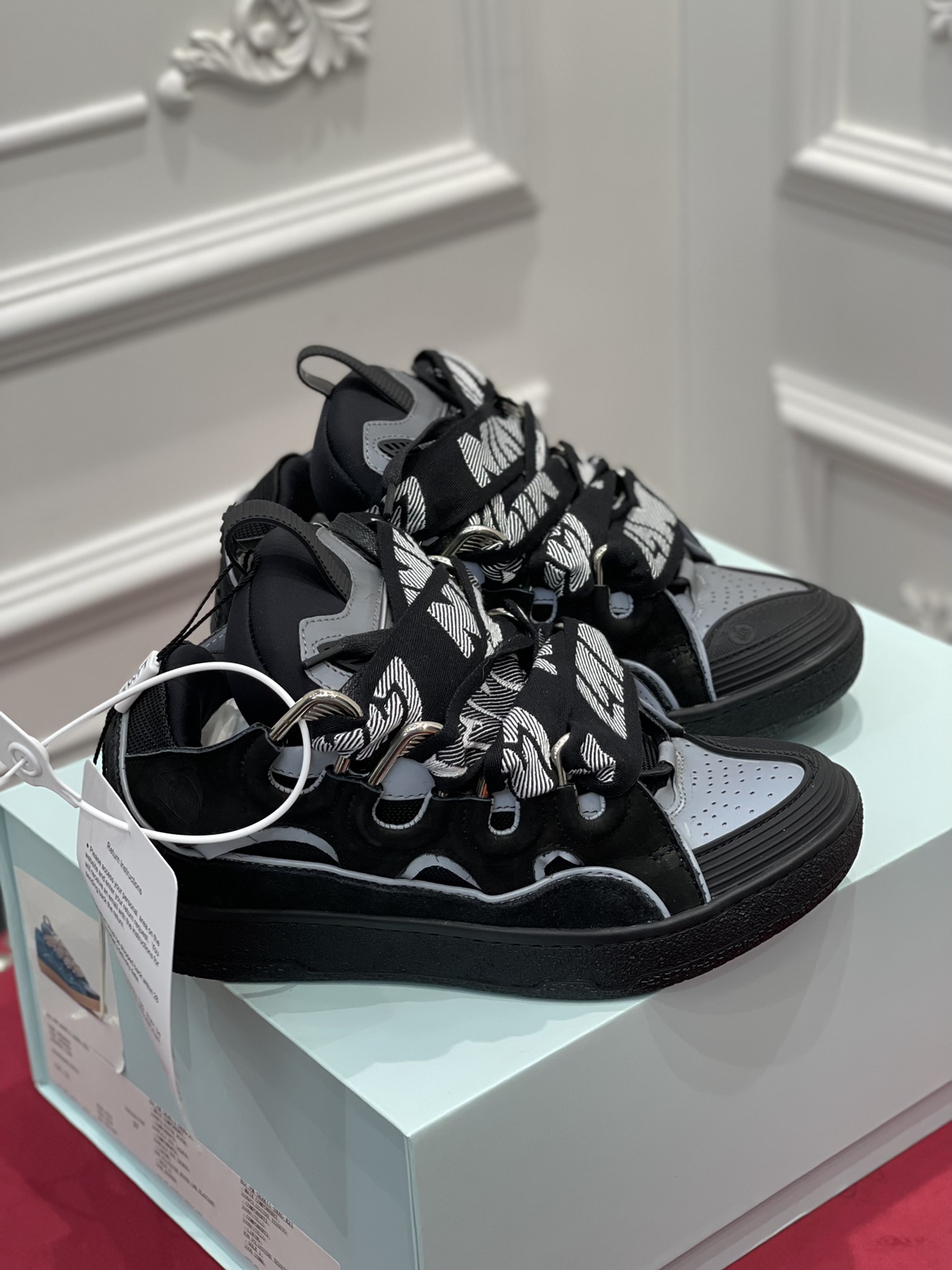 LAN Curb SneakerBlack Grey FM-SKRK11-REFL-P2210