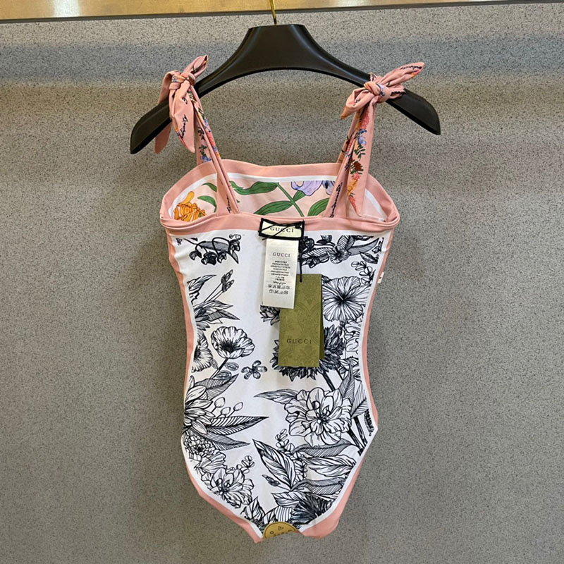 Sexy Reversible One-piece Smocked Swimsuit YY-925449