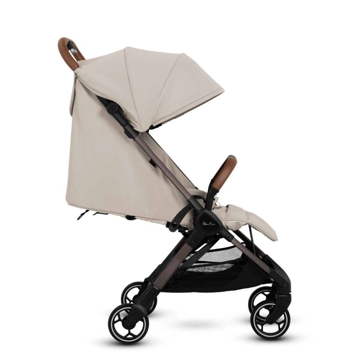 Silver Cross Clic Compact Stroller - Latte