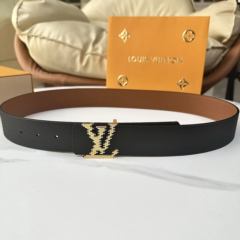 3Colors Wide1.6″ Genuine Leather Reversible Belt PD-6900042