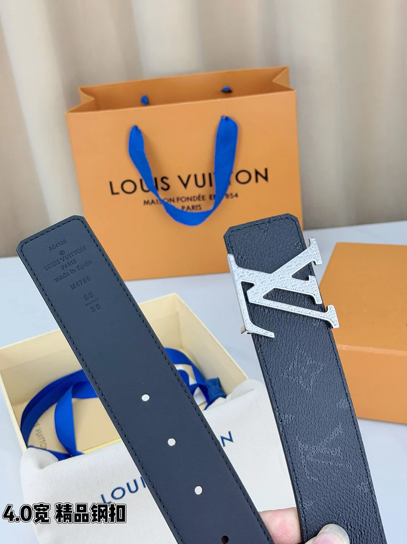 Wide1.6″ Silver Buckle Genuine Leathe Belt PD-6900093