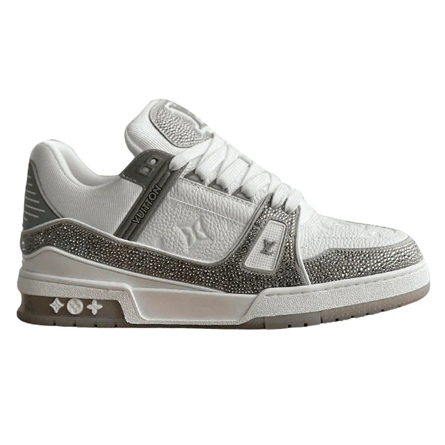 L.V  Trainer Sneaker ‘Denim Monogram Grey Diamond’