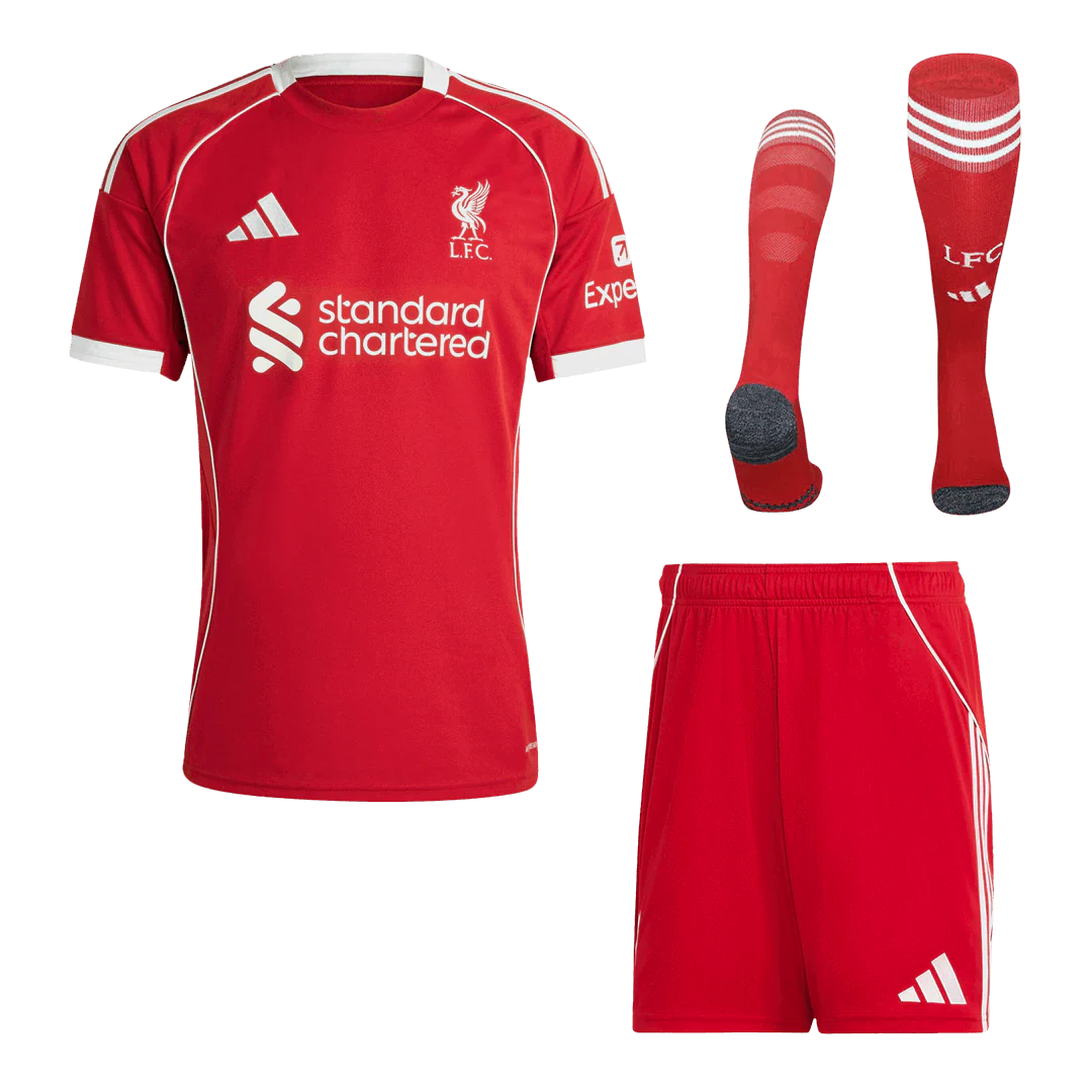Liverpool Home Full Kit - Jersey+Shorts+Socks 2025/26