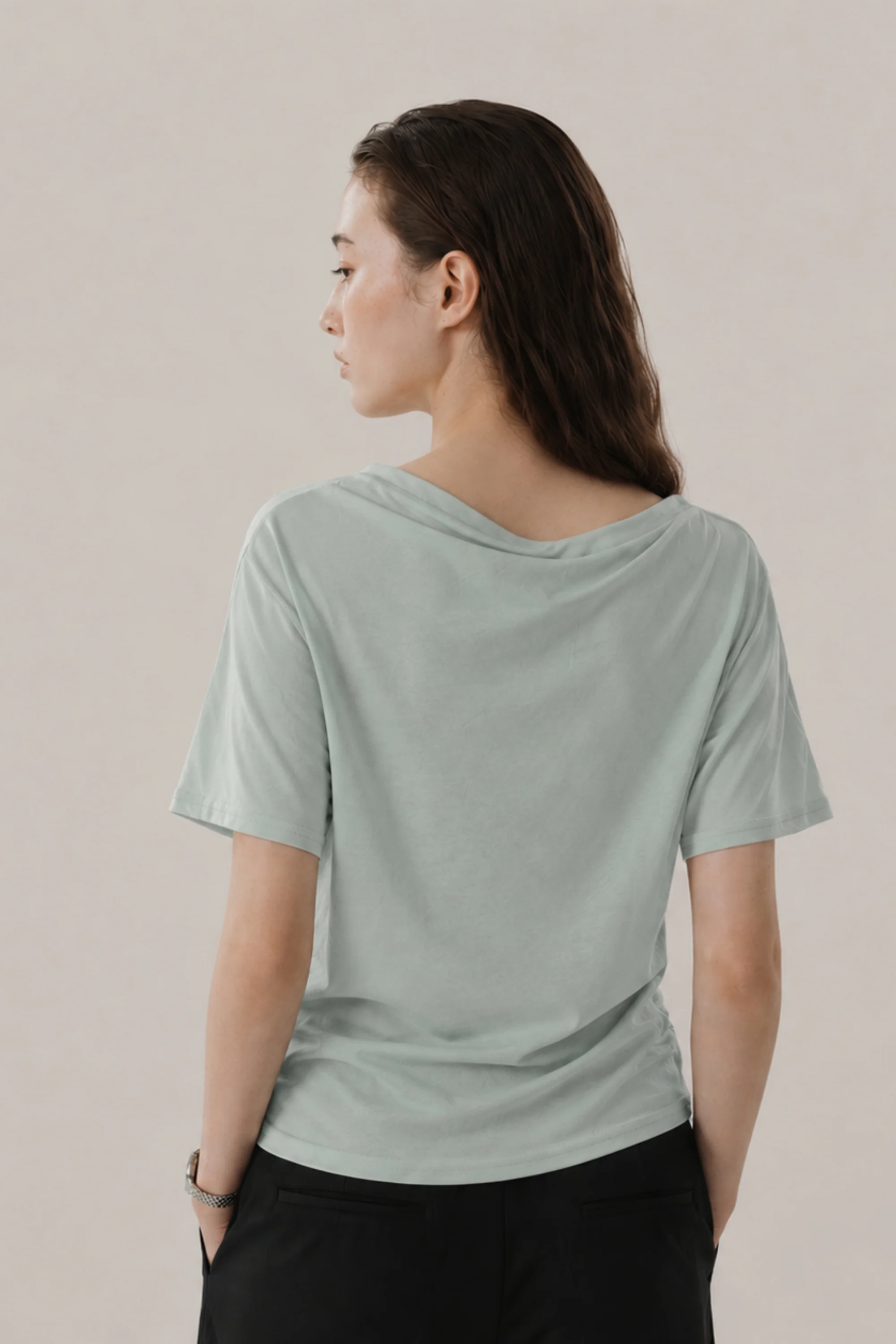 Airy Sheer Waist Top