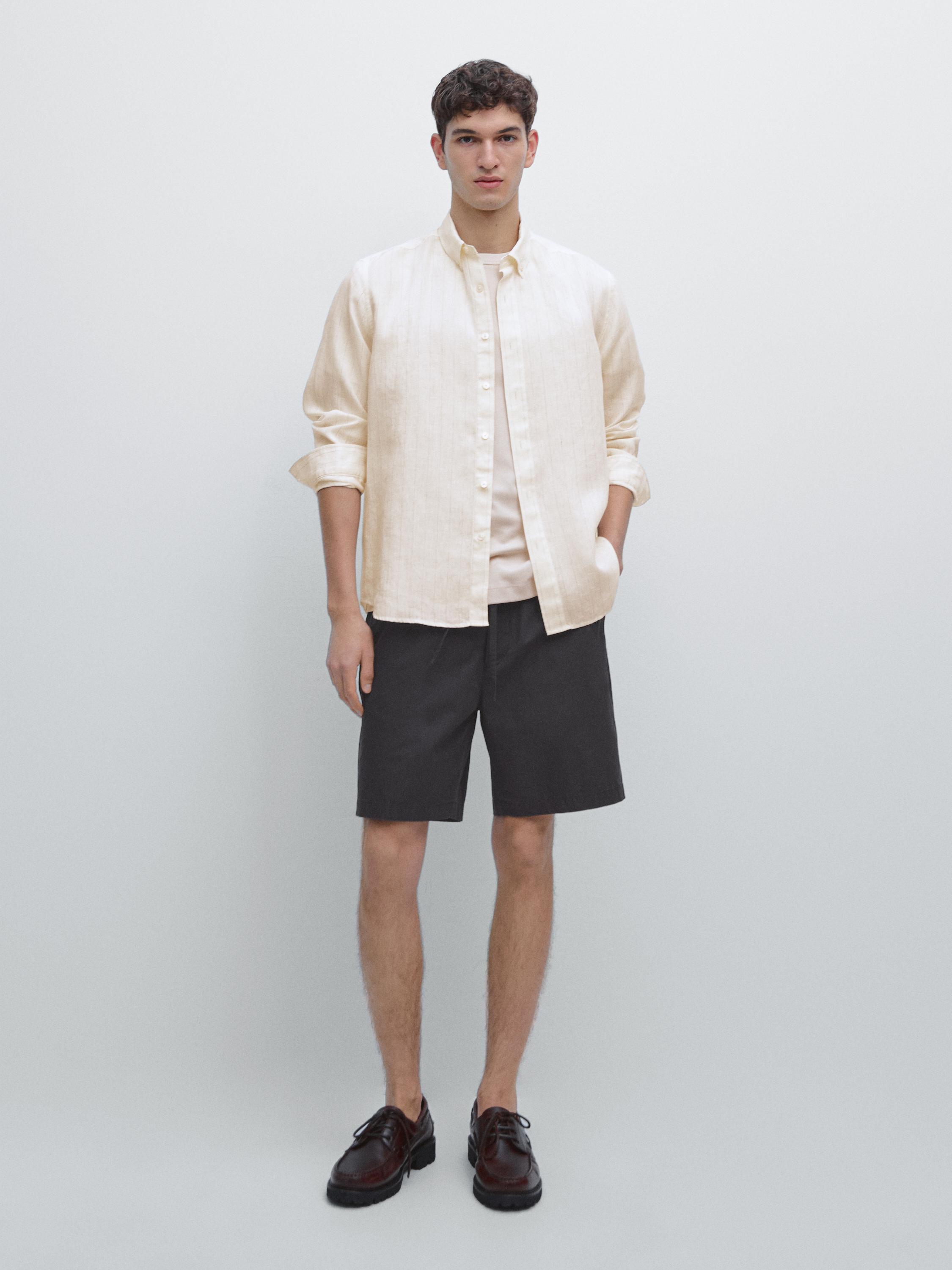 Bermuda jogger fit 100% algodón
