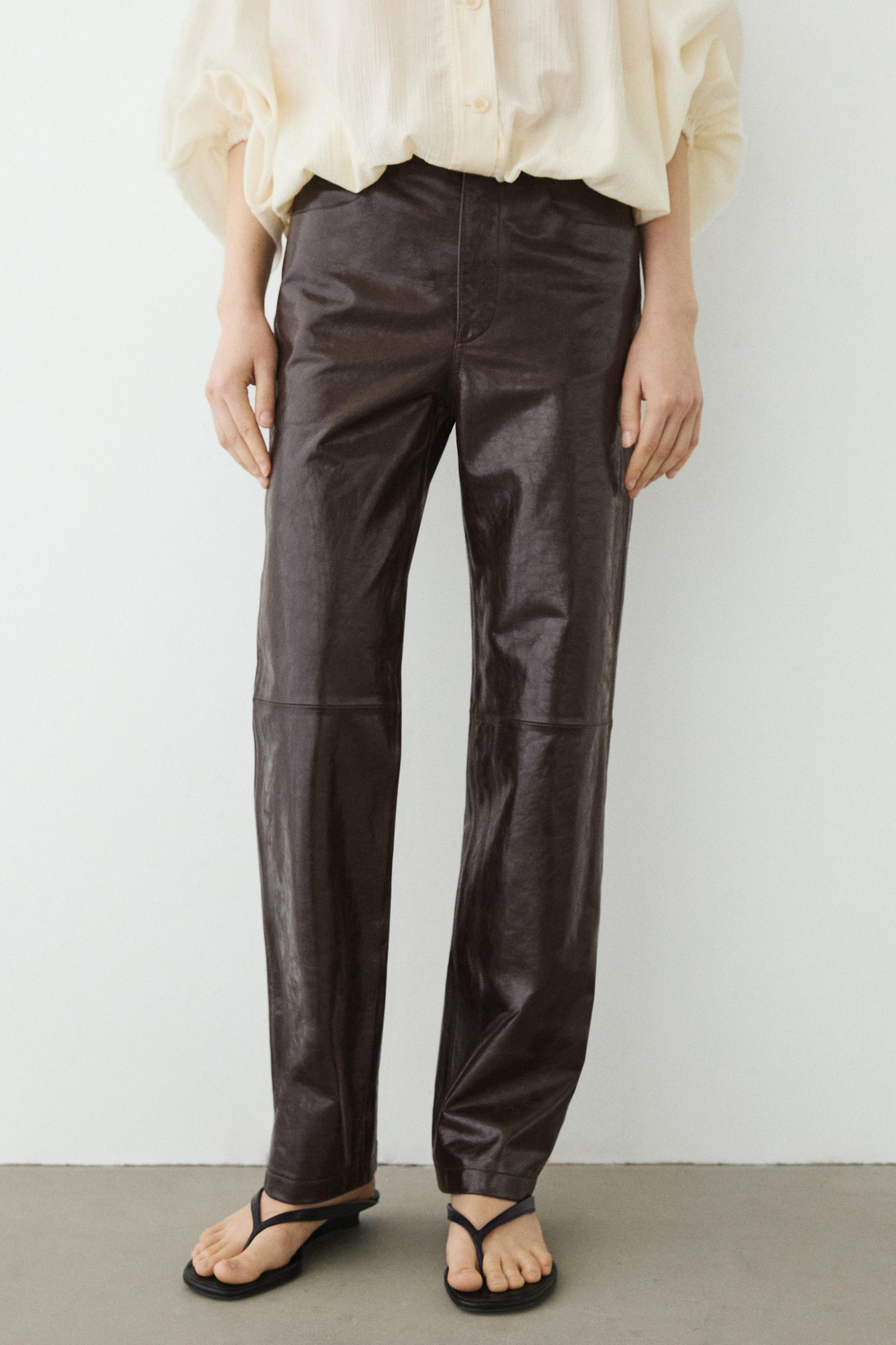 Pantalón piel napa