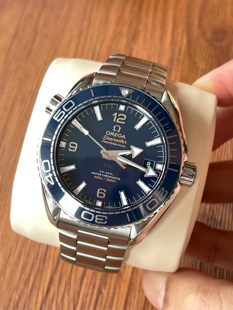 Omega Seamaster Planet Ocean 600M 39.5mm Blue Dial Stainless Steel Bracelet 215.30.40.20.03.001