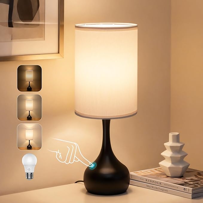 LUMIGROVE Touch Bedside Lamp for Bedroom