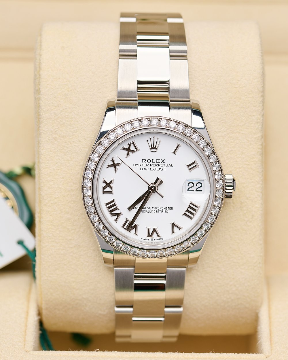 【Super Clone】RLX Datejust m278384RBR-0013/0014 White 31mm Dial Oyster Watch