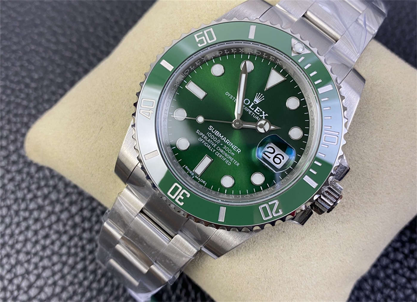 Hulk Rolex Submariner 116610LV VS Factory – Dandong 3135 Edition