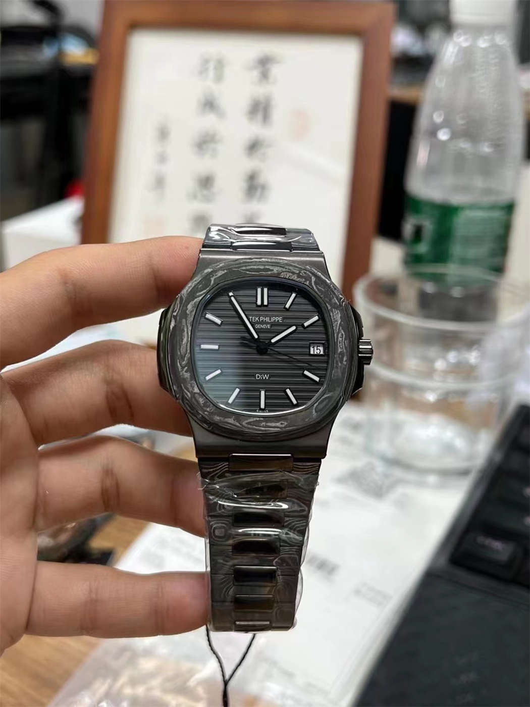 DIW Carbon Fiber Patek Replica | 5711 Forged Carbon Super Clone
