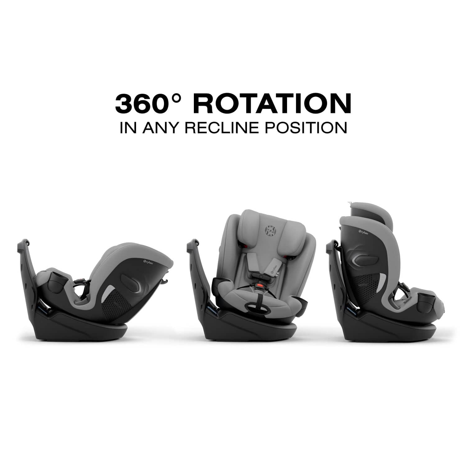 Cybex Callisto G 360 SELECT Rotating All-in-One Convertible Car Seat - Grey