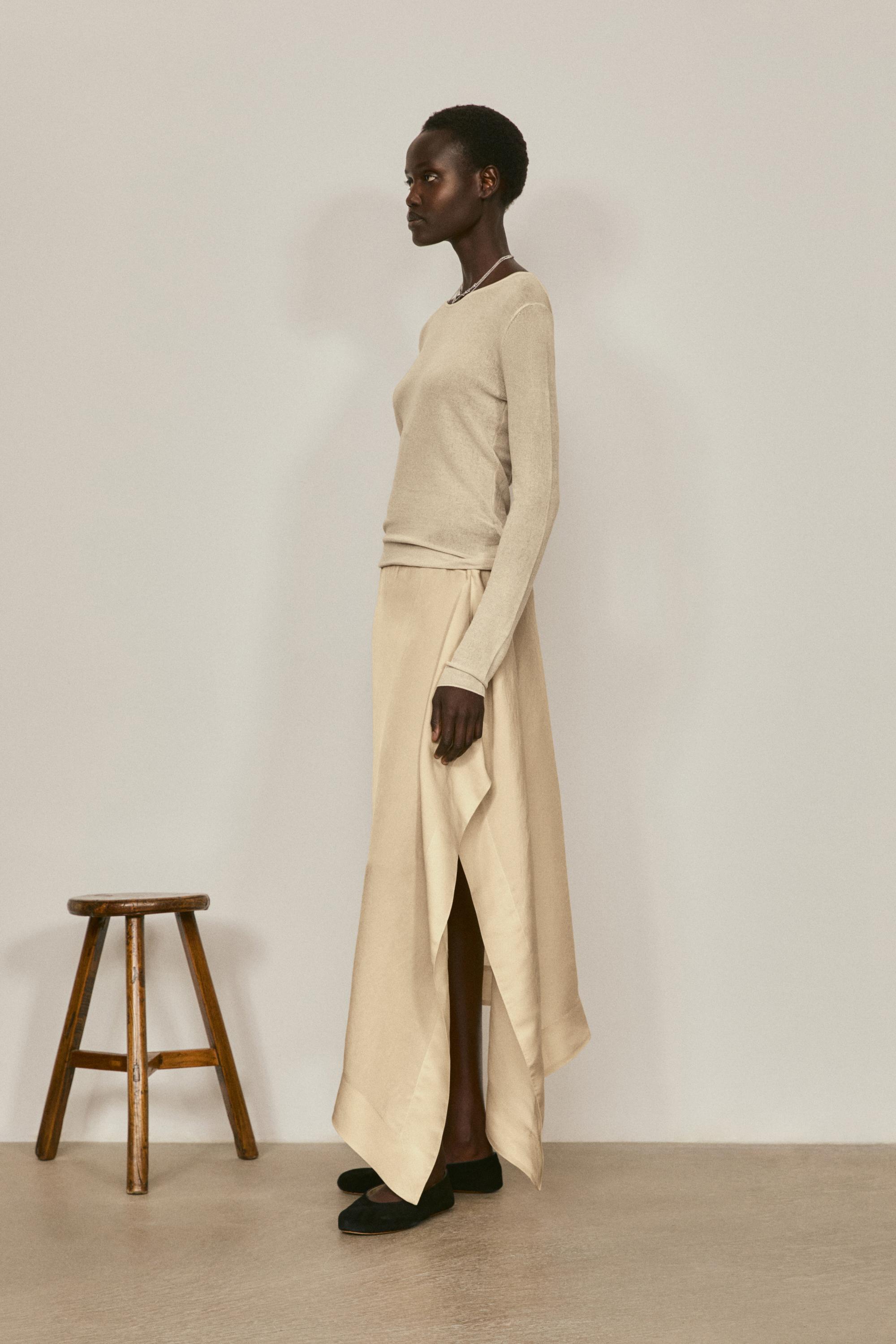 Falda pareo midi fluida - LIMITED EDITION