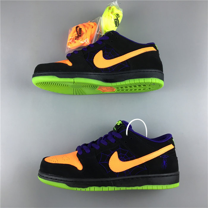 NK SB Dunk Low Night of Mischief Halloween BQ6817-006