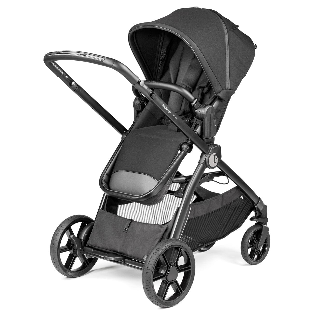 PEG YPSI Single-to-Double Stroller 2025 - True Black