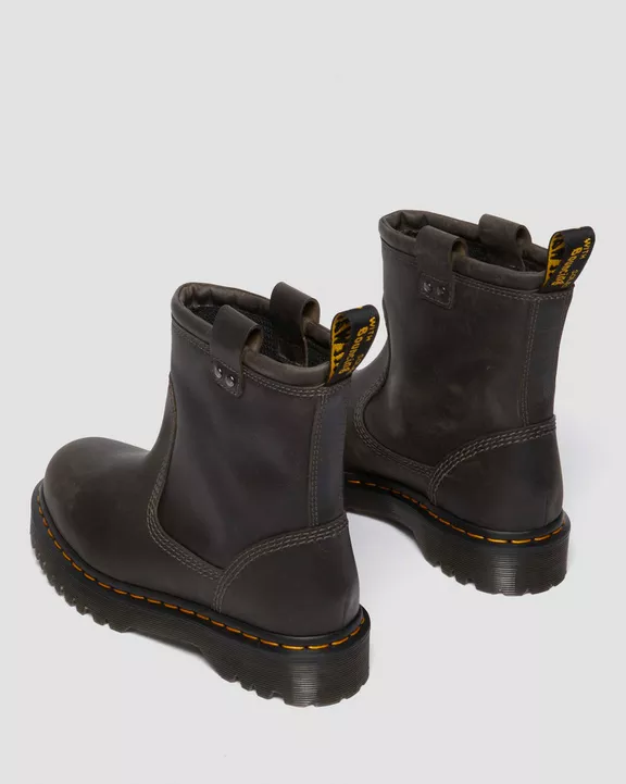 Anistone Lo Leather Biker Boots
