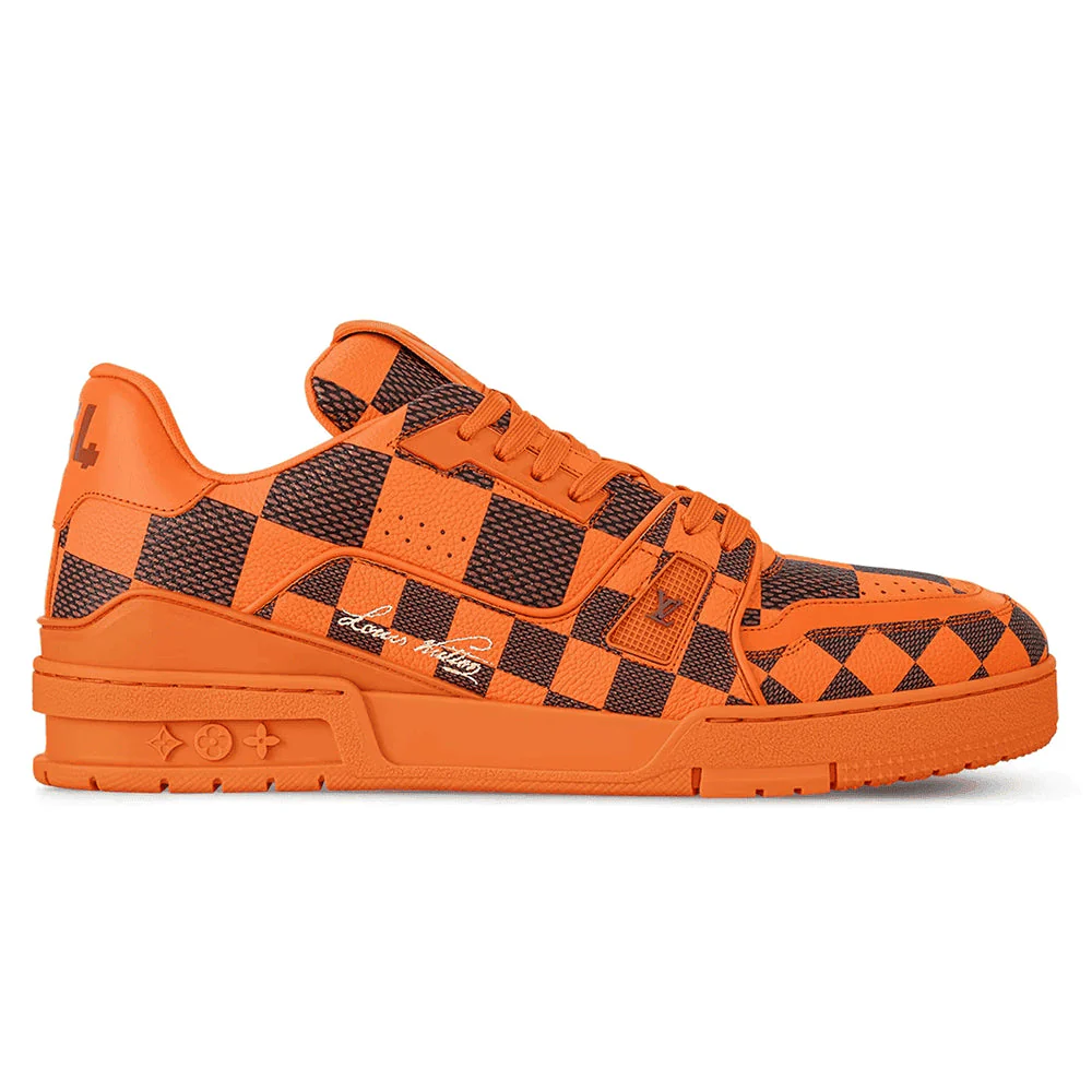 L.V  Trainer Sneaker ‘DarkOrange’
