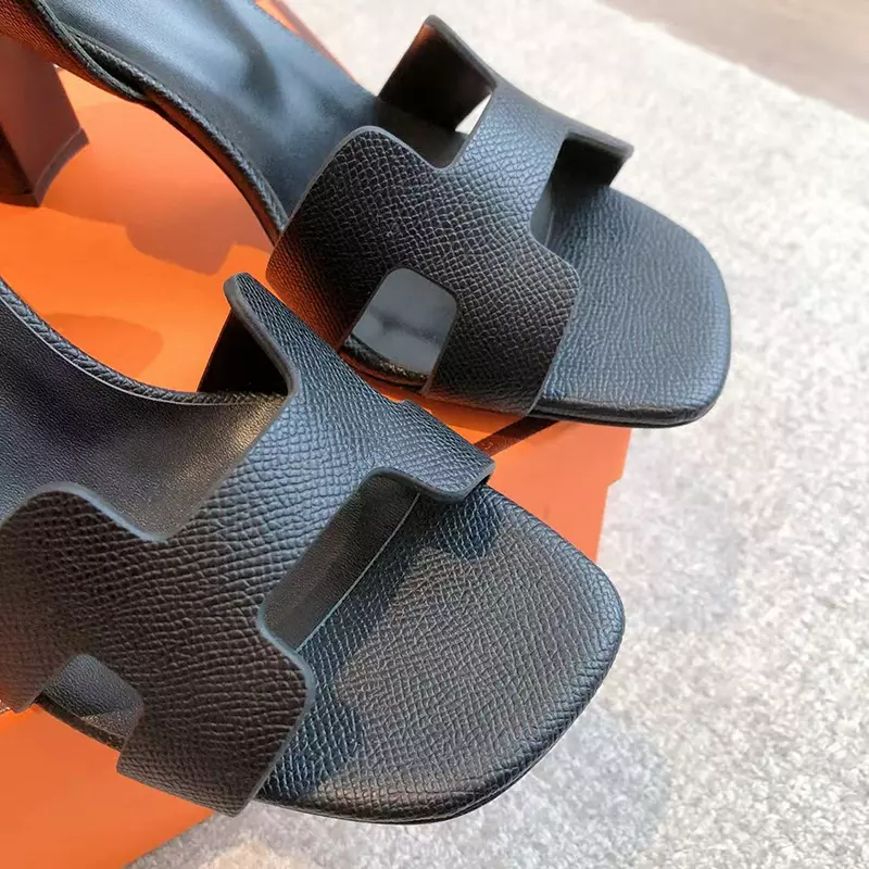 Fashion High Quality Real Leather High Heel Sandals LX-872316