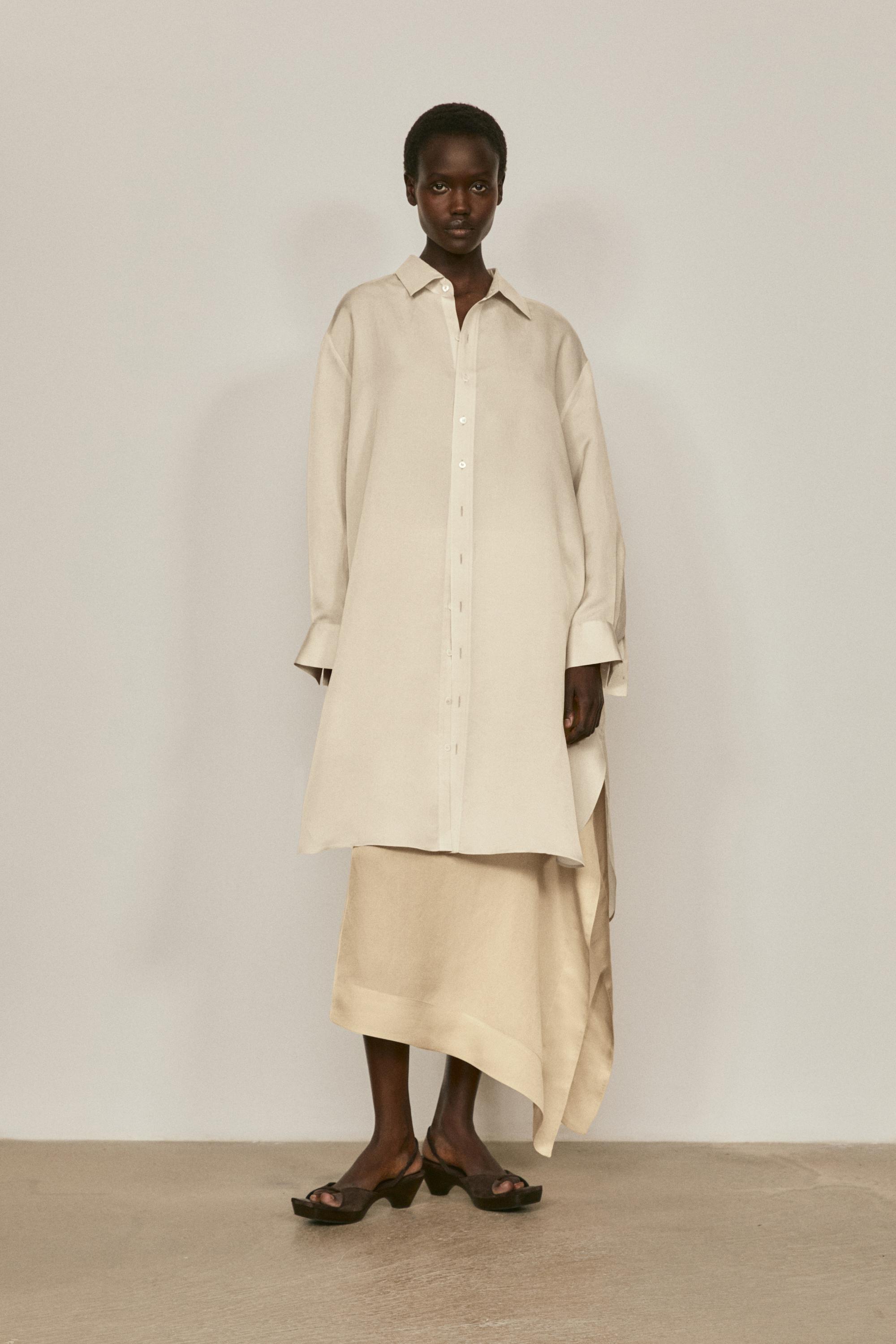 Camisa larga fluida oversize - LIMITED EDITION